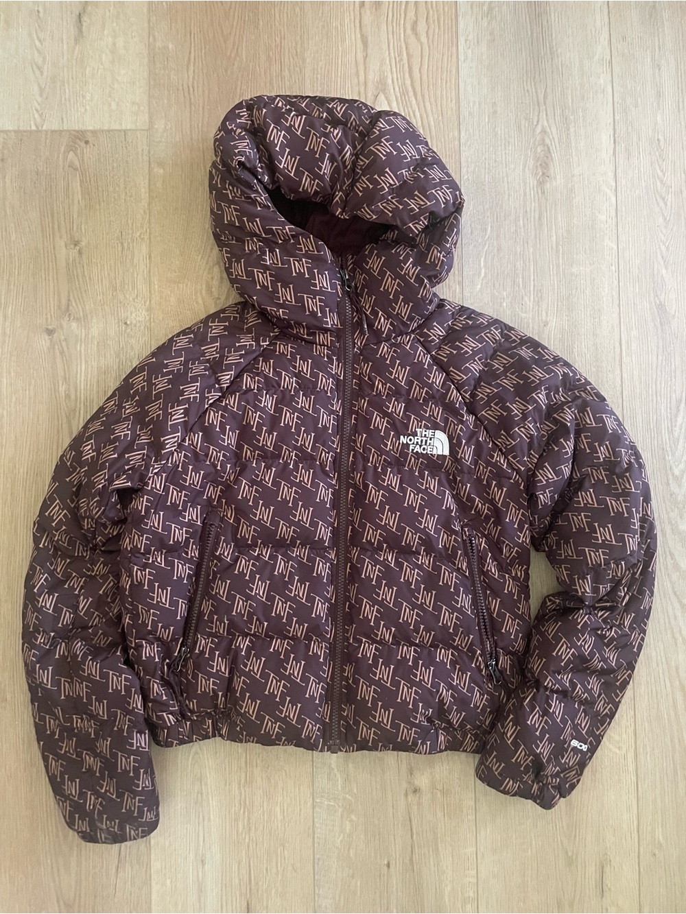 The North Face Women’s Brown Monogram Puffer Jacket